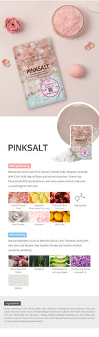 LINDSAY Korean Modeling Mask Pack PinkSalt 5 PCS
