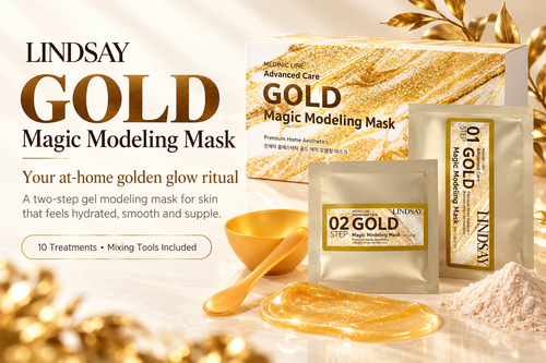 Lindsay GOLD Magic Modeling Mask 10 PCS