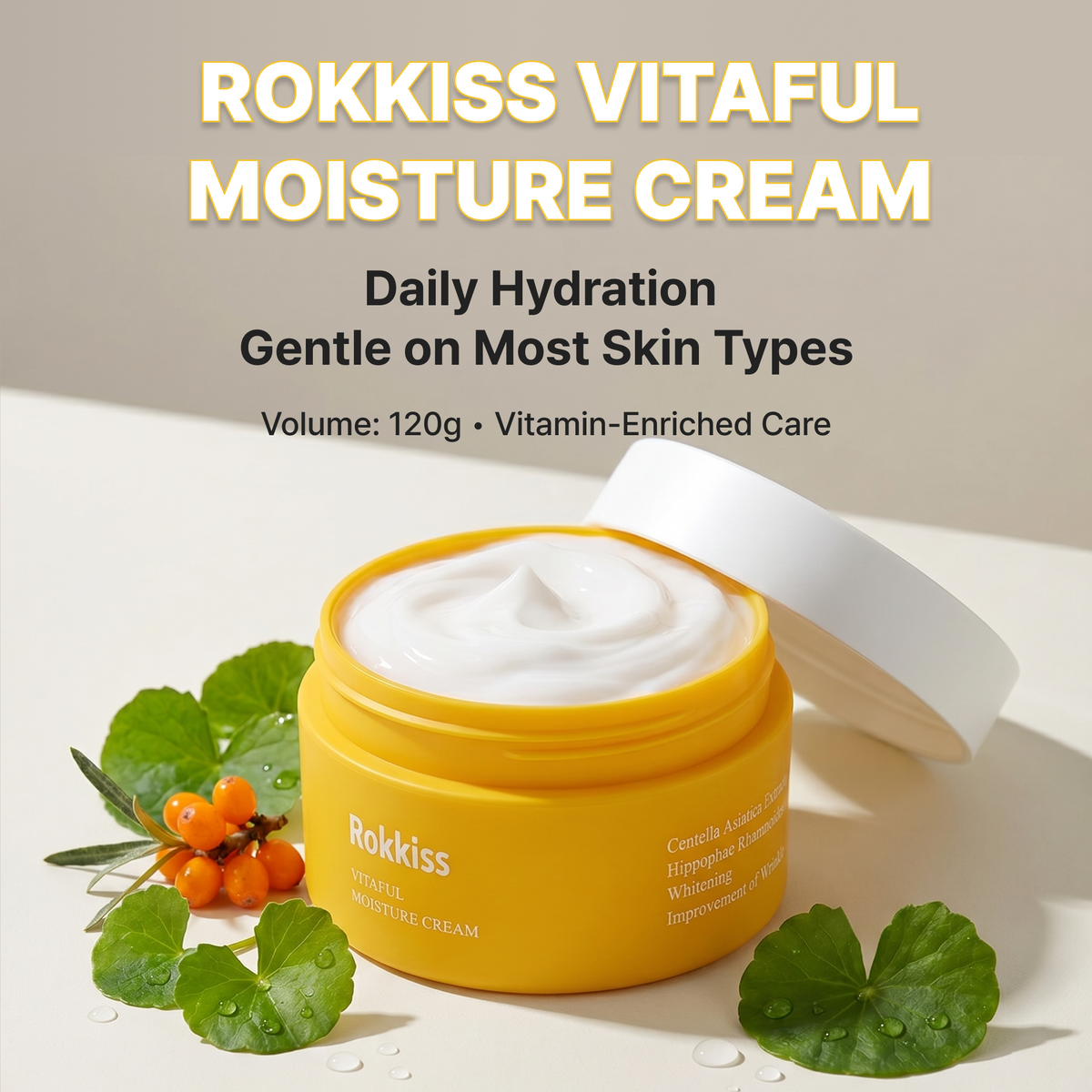 Rokkiss Vitafull Moisture Cream 120G