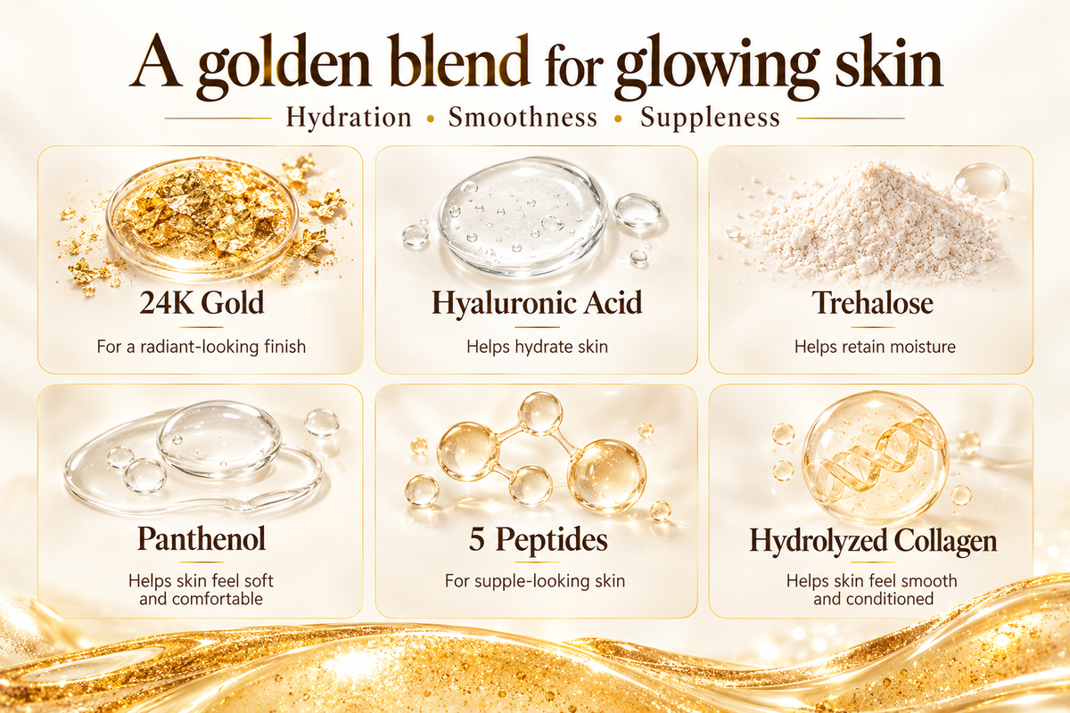 Lindsay GOLD Magic Modeling Mask 10 PCS