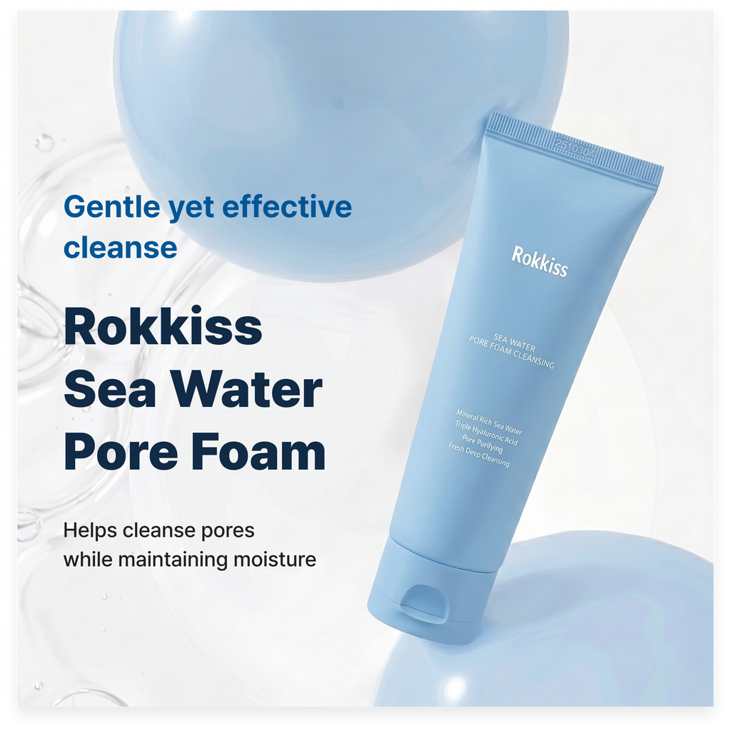 ROKKISS Sea Water Pore Cleansing Foam 120ML