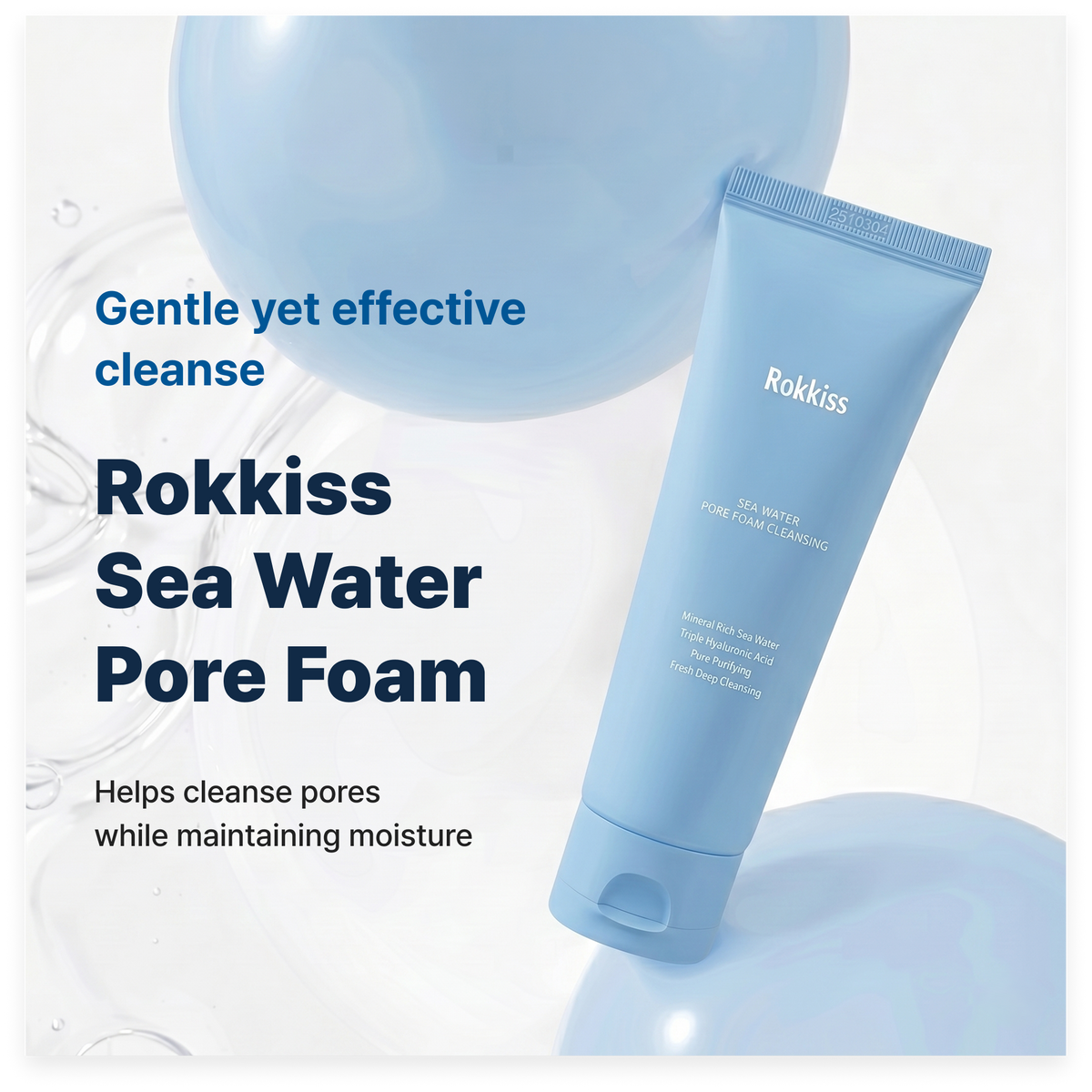ROKKISS Sea Water Pore Cleansing Foam 120ML