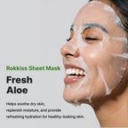 ROKKISS Real Fresh Aloe Korean Face Mask 10 PCS