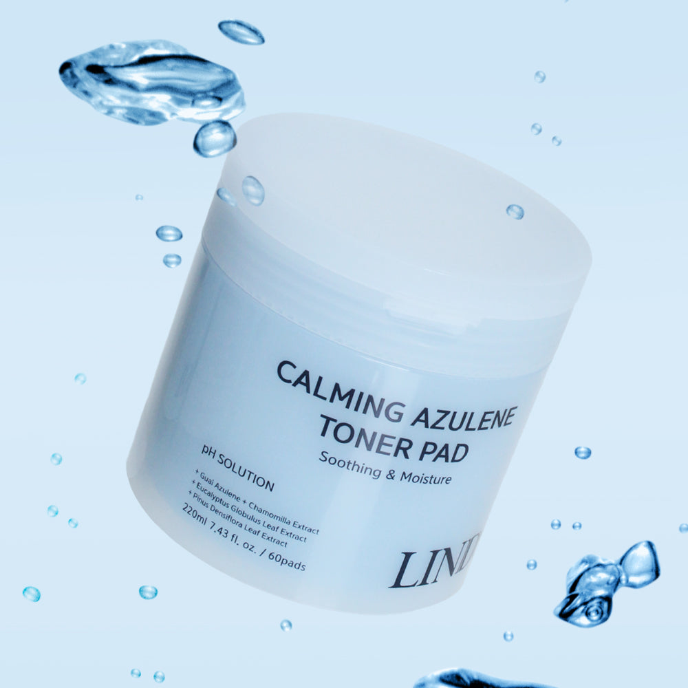 LINDSAY PH Solution Azulene Calming Toner Pad - 60Pads