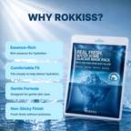 ROKKISS Real Fresh Water Bomb Glaciar Korean Face Mask 10 PCS
