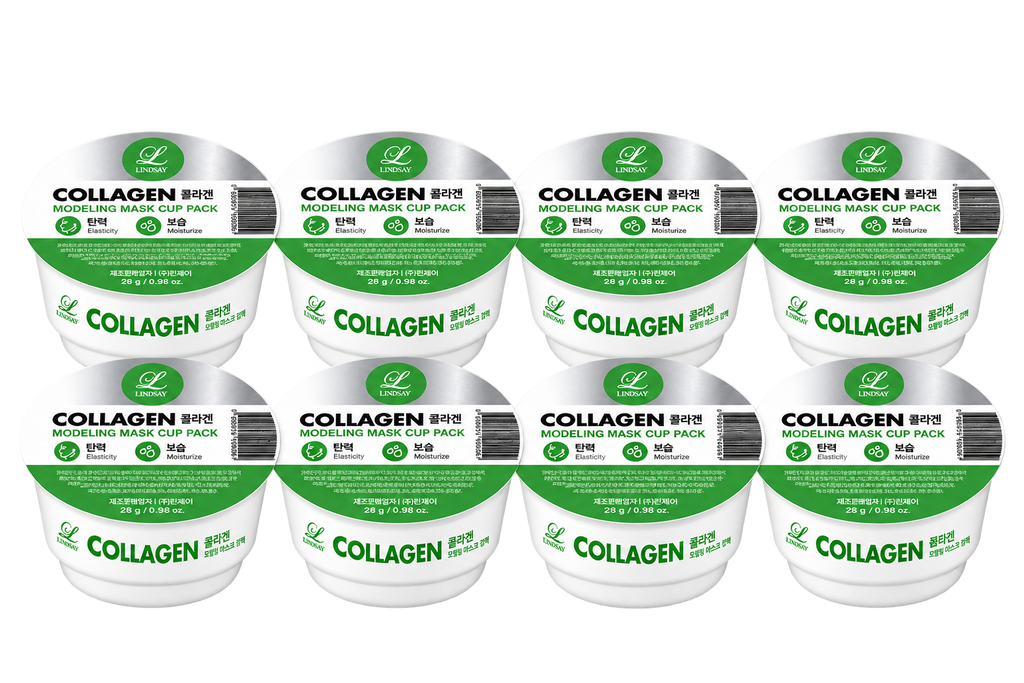 Lindsay Korean Collagen Modeling Mask Cup Pack 8PCS
