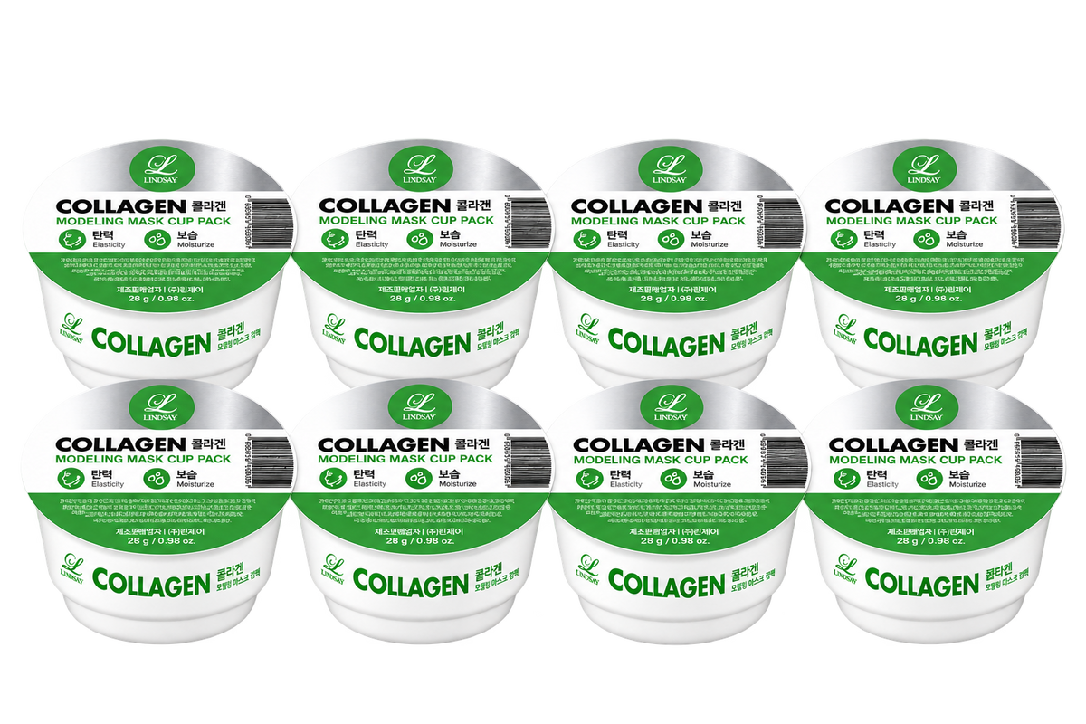 Lindsay Korean Collagen Modeling Mask Cup Pack 8PCS