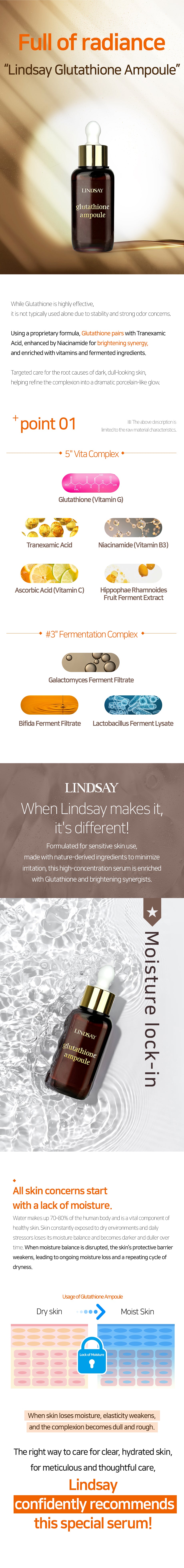 LINDSAY Glutathione Ampoule 50G