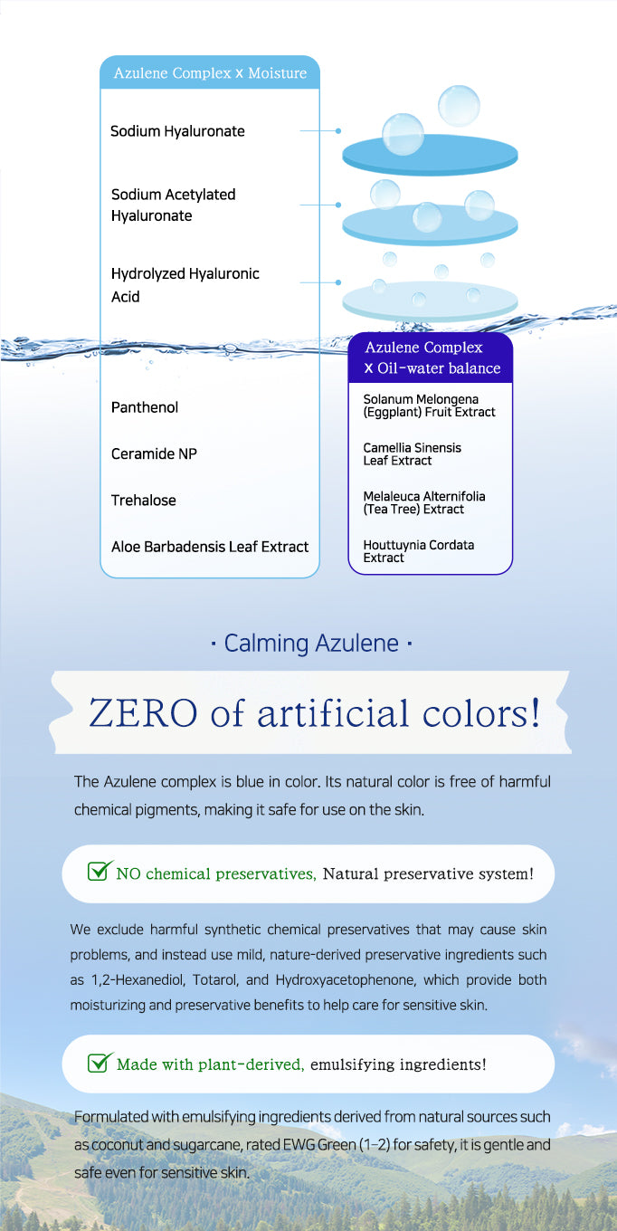 LINDSAY PH Solution Azulene Calming Toner 250ML