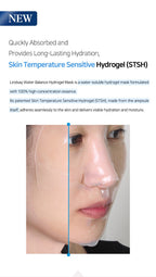 LINDSAY Water Balance Hydrogel Mask 10 PCS