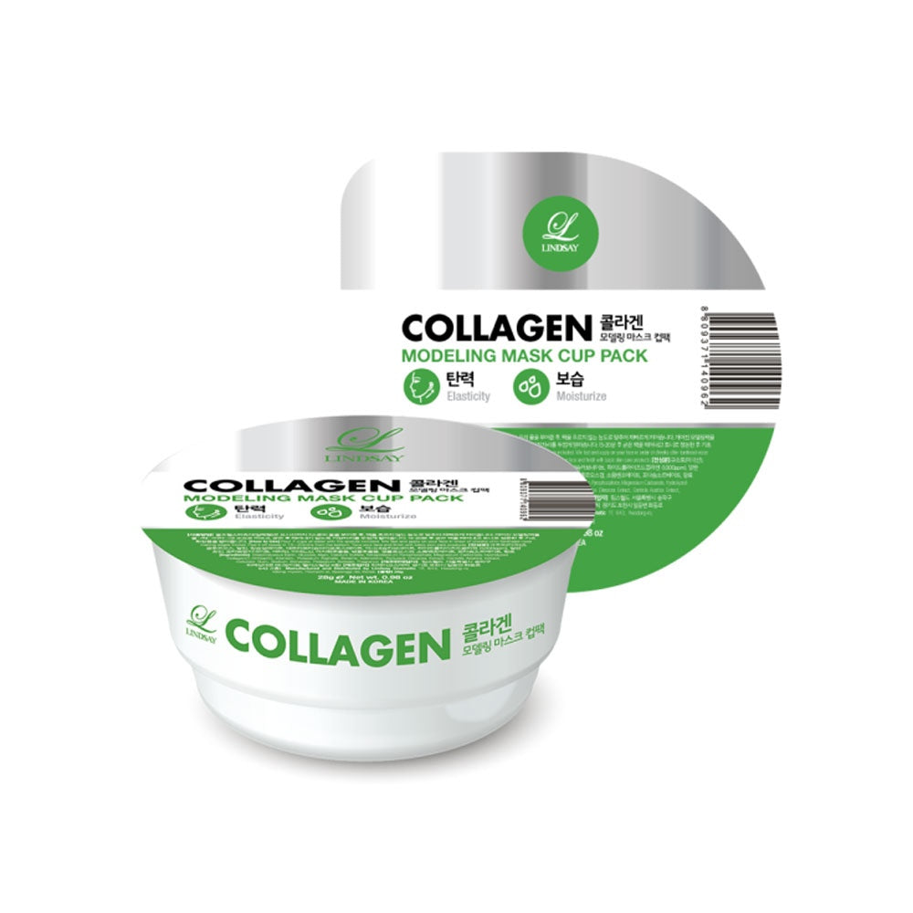 Lindsay Collagen Modelling Mask Cup Pack Hydrating & Deep Pore Cleansing Mask Korean Skin Care Mask