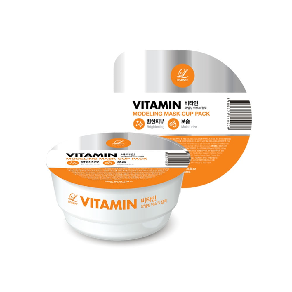 Lindsay Vitamin Rubber Modelling Mask Natural Korean Water Rubber Mask Chemical Free For Brightening & Elasticity