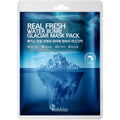 Rokkiss Real Fresh Water Bomb Glaciar Mask Pack packaging with iceberg design
