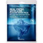 Rokkiss Real Fresh Water Bomb Glaciar Mask Pack packaging with iceberg design