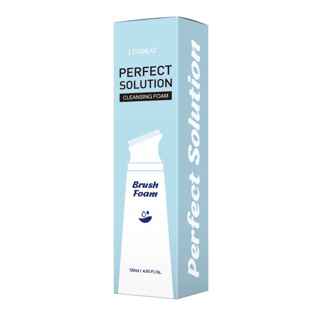 LINDSAY Perfect Solution Cleansing Foam with Silicone Brush