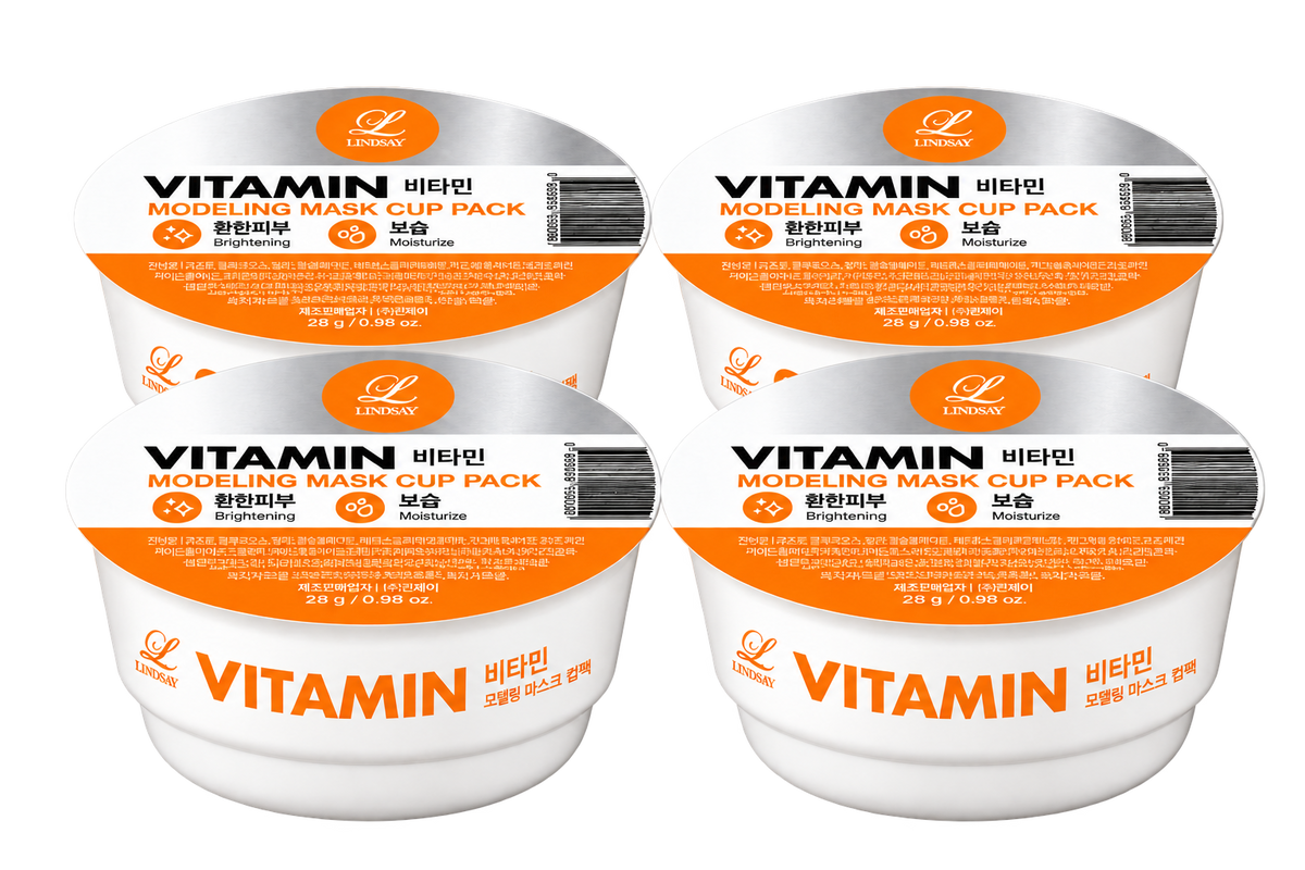 Lindsay Korean Vitamin Modeling Mask Cup Pack 4PCS