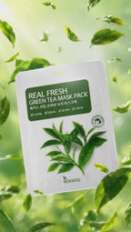 ROKKISS Real Fresh Green Tea Korean Face Mask 10 PCS